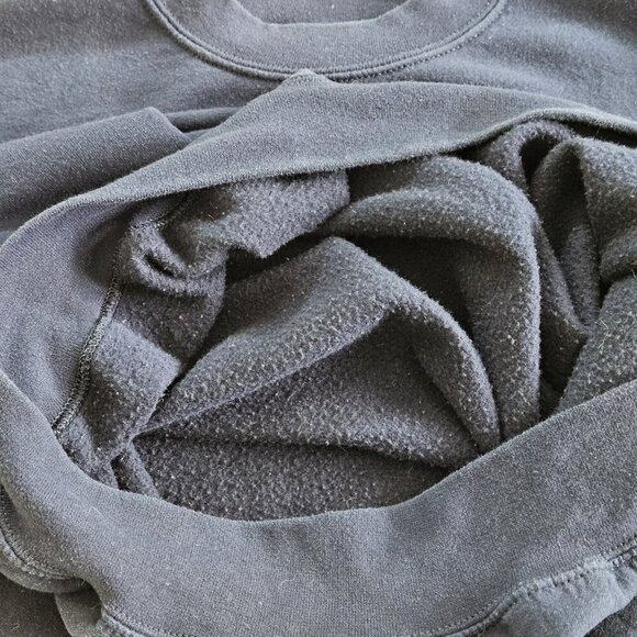 MV Sport Sweatshirt Mens L Navy Crewneck Waterway Hills Golf Course LS VTG FLAW - Picture 12 of 15